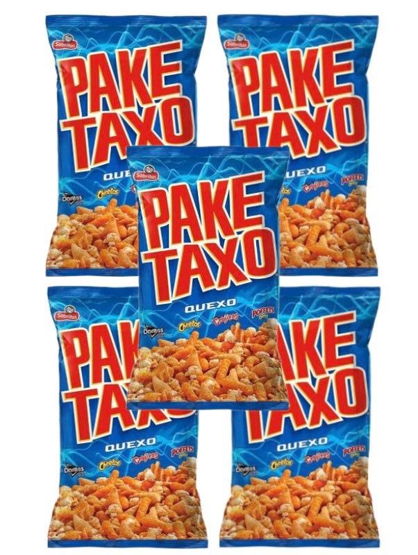 Paketaxo Quexo Sabritas Mexican chips, 5 BAGS (65 G EACH)