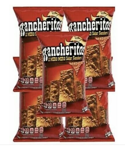 Rancheritos Mexican chips Sabritas, 5 BAGS (60 G)