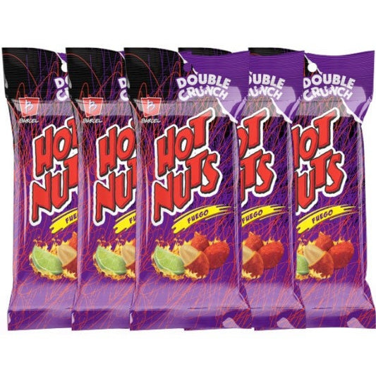 Hot Nuts Fuego Barcel Mexican Snacks, 5 Bags (75 g)