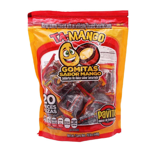 Ta- Mango Pavito Bolsa 20 Pzas MEXICAN CHAMOY