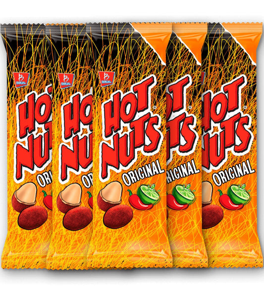 Hot Nuts Originales Barcel Mexican Snack, 5 Bags (125 g)