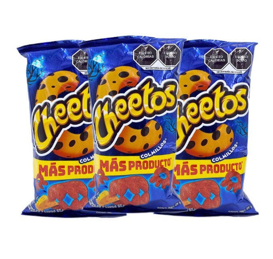 Chetos Colmillos Sabritas Mexican Chips, 3 BAGS, (28g EACH)