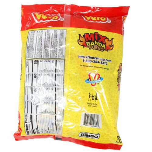 1 Vero Mix Banda De Fuego 40 pc For bag Trabalenguas, Vero Elotes, Sandi Brochas