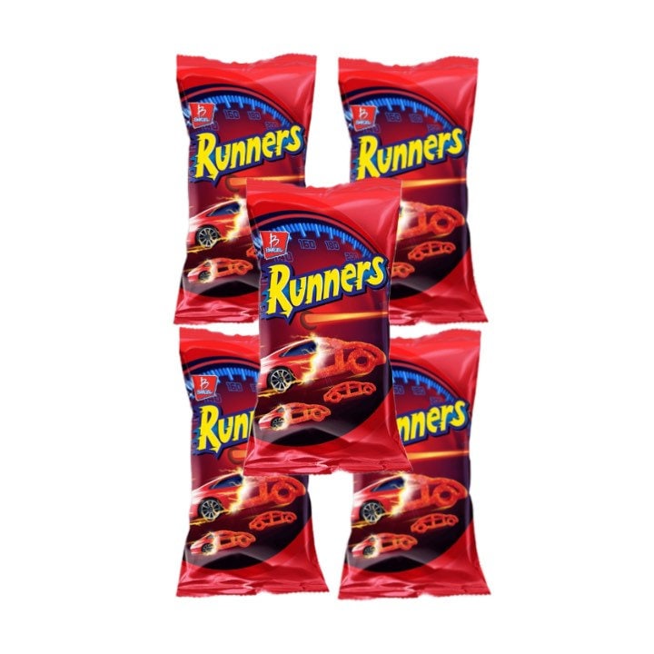 Runners Barcel Rojos Runners Barcel Mexican chips, 5 BAGS (72 G) – SnacksMexico